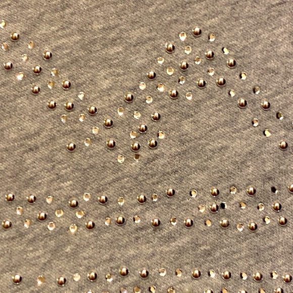 NWOT PINK by Victoria’s Secret Sequins Gray Top - Picture 3 of 6